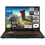 Resim Asus Tuf Gaming F16 FX608JPR-QT002HMF3 i7-14650HX 32GB DDR5 1 TB SSD RTX5070 8GB GDDR7 16" WQXGA Free Dos Dizüstü Bilgisayar 