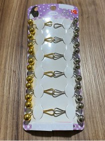 Resim Lorin hobi Eşarp klipsi gold,gümüş 1 kart 12 adet 