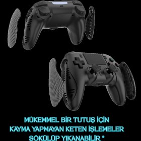 Resim Dexxony Akıllı Tv - Ps3 - Ps4 ve Pc Uyumlu (Kablolu & Kablosuz Kullanım) Bluetoothlu Bilgisayar Oyun Kolu 