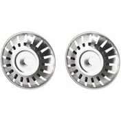 Resim Cloudstore Silvery-2pcs Paslanmaz Çelik Lavabo Tıpası Ve Tıkaç - Kanalizasyon Tıkanıklığını Önler 