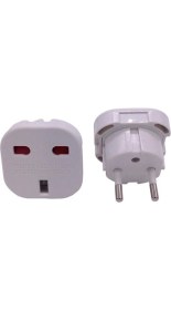 Resim Ingiliz Fiş Adaptör Çevirici Ingiliz-Türk Çevirici Priz Adaptör 
