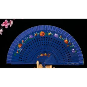 Resim BERG ATELIER Lacivert İspanyol Yelpaze Bambu 