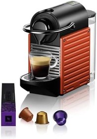 Resim Nespresso C61 Pixie Kapsüllü Kahve Makinesi, Kırmızı 