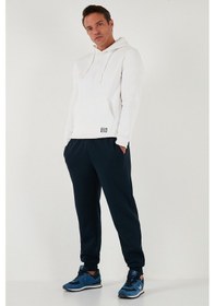 Resim Buratti Pamuklu Regular Fit Normal Bel Cepli Erkek Eşofman Altı 5908060 Koyu Lacivert 