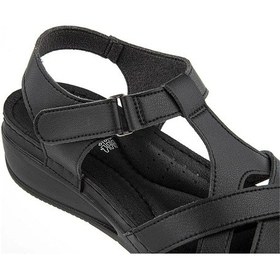 Resim Muya Orthopedix Simbole Anatomik Dolgu Topuklu Yumuşak Tabanlı Kadın Sandalet 33209 001 