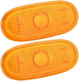 Resim Tbest Amber Yan Işaretleyici Işık Lens ABS Yedek Doğrudan Kurulum Üzerinde Klip 2006 2018 Modelleri Için Uyum 2 ADET 