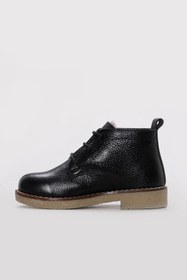 Resim Fast Step Hakiki Deri Kürklü Unisex Çocuk Klasik Bot 257KFA2024 