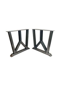 Resim Masa Ayağı 71 Cm Çalışma Masası Ayağı Metal Tasarım Ayak 