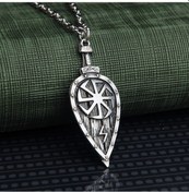 Resim Viking K24 T5 Mythological Viking Kalkanı Erkek Kolye 