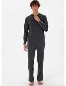 Resim U.s. Polo Assn. Erkek Antrasit Melanj Pijama Takım 50318601-vr081 Antrasit Melanj 