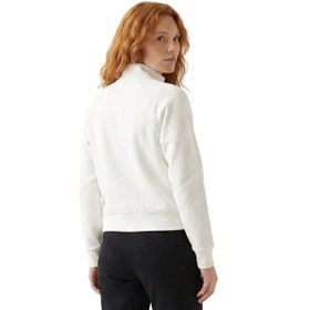 Resim Sportive Kaia Full-Zip Kadın Beyaz Günlük Stil Eşofman Üstü 26YK0001-KBYZ 