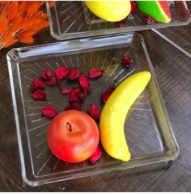 Resim 68683 Madlen Kare Servis Tabağı - 24 Cm 