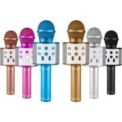 Resim Concord Türkçe Seslendirme Yüksek Kalite Karaoke Mikrofon Hoparlör (C-8500) - Gold 