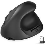 Resim Mufunye Hxsj X10 Dikey Kablosuz Fare - 3 Ayarlı Dpı, 600mah Şarjlı, Ergonomik Tasarım 001 