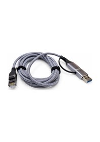 Resim Usb 3.0 Ve Type C - Gigabit Ethernet Adaptörü 2in1 Usb 3.0 Type C 10/100/1000 