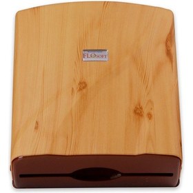 Resim Flosoft Z Katlama Kağıt Havluluk Ahşap Görünümlü 300’Lü F263 