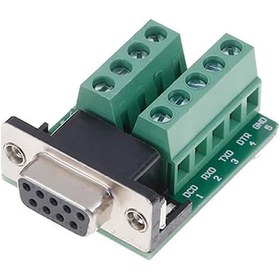 Resim Alkatronik-Db9 To Dip Adaptör Dişi 9 Pin Rs232 Com Port Klemens Çevirici 
