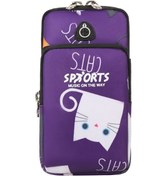 Resim Açık Hava Sporları Kol Paketi Çok Fonksiyonlu Fitness Ekipmanları Su Geçirmez Mor Küçük Boy Kadın Bel Çantası 573160 Mor 