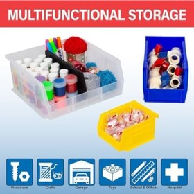 Resim 30224 11 İnç 4-inç 4-inç Plastik Saklama Kabı, İstiflenebilir Akro-,, 12-pack, 30224 