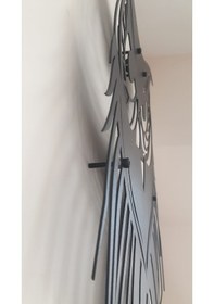 Resim Dione Store Geyik Lazer Kesim Metal Tablo 