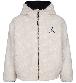 Resim Nike Çocuk Krem Mont 45C435-W2U JDG JACQUARD SHERPA JKT 