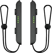 Resim Lonxmovs Switch Joycon için 2'li Paket Bilek Kayışı - Joy con Kayışlar için Yedek Aksesuarlar (Siyah) 