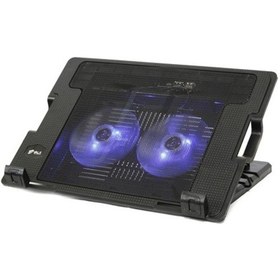 Resim Valx Vf 201 Ledli Fanlı Notebook Soğutucu Siyah 
