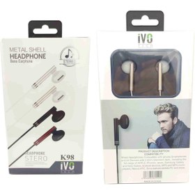 Resim Metal Shell Headphone Kablolu Kulaklık İvotech K98 (RENKLİ) 