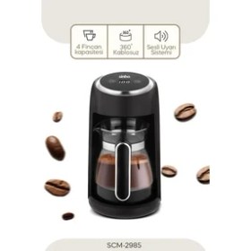 Resim SCM-2985 Kahve Makinesi - Cam 