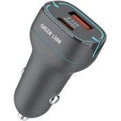 Resim Green Lion 38W Çift Port Araç Şarj Cihazı ve 1 Metre USB-C Lightning Kablo Seti 