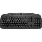 Resim Frisby FK-130EU Ingilizce Q USB Kablolu Siyah Klavye 