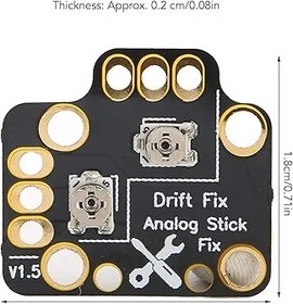 Resim GFRGFH 10 Adet Gamepad Analog Çubuk Drift Düzeltme Modu, Evrensel 3D Analog Joystick Drift Düzeltme Modu, Gamepad Joystick Drift Onarım Kurulu Kullanımı Kolay, Oyun Kontrolörleri Için 