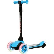 Resim Cortıx Led Işıklı 3 Tekerlekli Katlanabilir Çocuk Scooter 