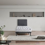Resim Niron Yatak Niron Pocket 90x190 Cm Tek Kişilik Yatak Katlanır Baza Başlık Takımı - Katlanır Baza, Başlık Ve Yata 