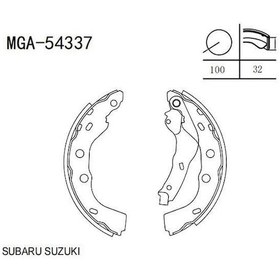 Resim Mga-54337 - Kampana Balata Suzukı Swıft Iı Ea Ma 1989-2004 