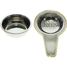 Resim Narin Paslanmaz Çelik Gold Kenarlı Çay Süzgeci A15111 Süzgeç 