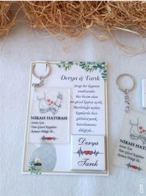 Resim Farklı Market Nikah Hediyersi Çikolata Ve Anahtarlı 25 Adet 