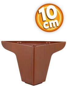Resim Badem10 Zakkum Lüks Mobilya Kanepe Sehpa Tv Ünitesi Koltuk Ayağı 10 Cm Kahverengi Baza Ayakları 