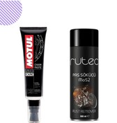 Resim Motul C5 Chain Paste Zincir Yağı 150 ML + Rutec Mos2 Katkılı Pas Sökücü 400 ML 