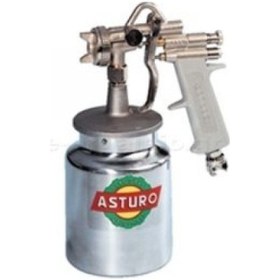 Resim Asturo Boya Tabancası Alttan Depolu Asturo Boya Tabanca 1.8 MM Uç 