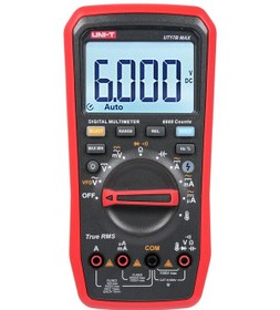 Resim Ut17b Max Dijital Multimetre 1000v 6000 Sayım Multimetre Test Cihazı Vfd True Rms Voltmetre Ampermetre Vfd İnverter Ölçümü Ac/dc Voltaj 