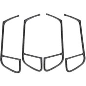 Resim Audi A4 B8 2009-2016 İçin 4 Adet Karbon Fiber İç Kapı Kolu Çerçeve Kapağı Döşemesi 