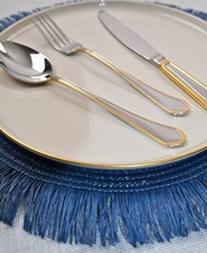 Resim Lugga Mira 6 Kişilik 18 Parça Gold Yemek Çatal Kaşık Bıçak Takımı 