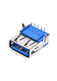 Resim Usb 3.0 Dişi Konnektör 9 Pin Pcb Şase Dişi Usb Soket 