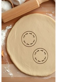 Resim Geri Dönüşüm Kurabiye Kalıbı, Hamur Şekillendirici, Bisküvi Kalıbı, Kolay Kesim Ucu Beyaz 