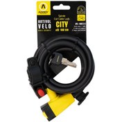 Resim Auvray Motosiklet Ve Bisiklet Kilidi - Spiral City D12 180 Cm 