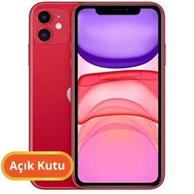 Resim Apple iPhone 11 YD Sıfır Açık Kutu | 64 GB Kırmızı 