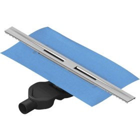Resim Vitra 5701684 Clear-Cut V-Flow 60 cm Duş Kanalı Parlak Krom Yandan 