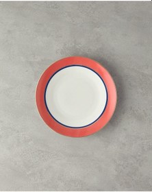 Resim English Home Carny Bone Porselen Servis Tabağı 25 Cm Turuncu 