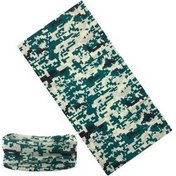 Resim Fastbuy Çok Fonksiyonlu Bebek Bandana - Kamuflaj Desenli Sihirli Yüz Eşarpan Mavi Çocuk Kız Mavi 